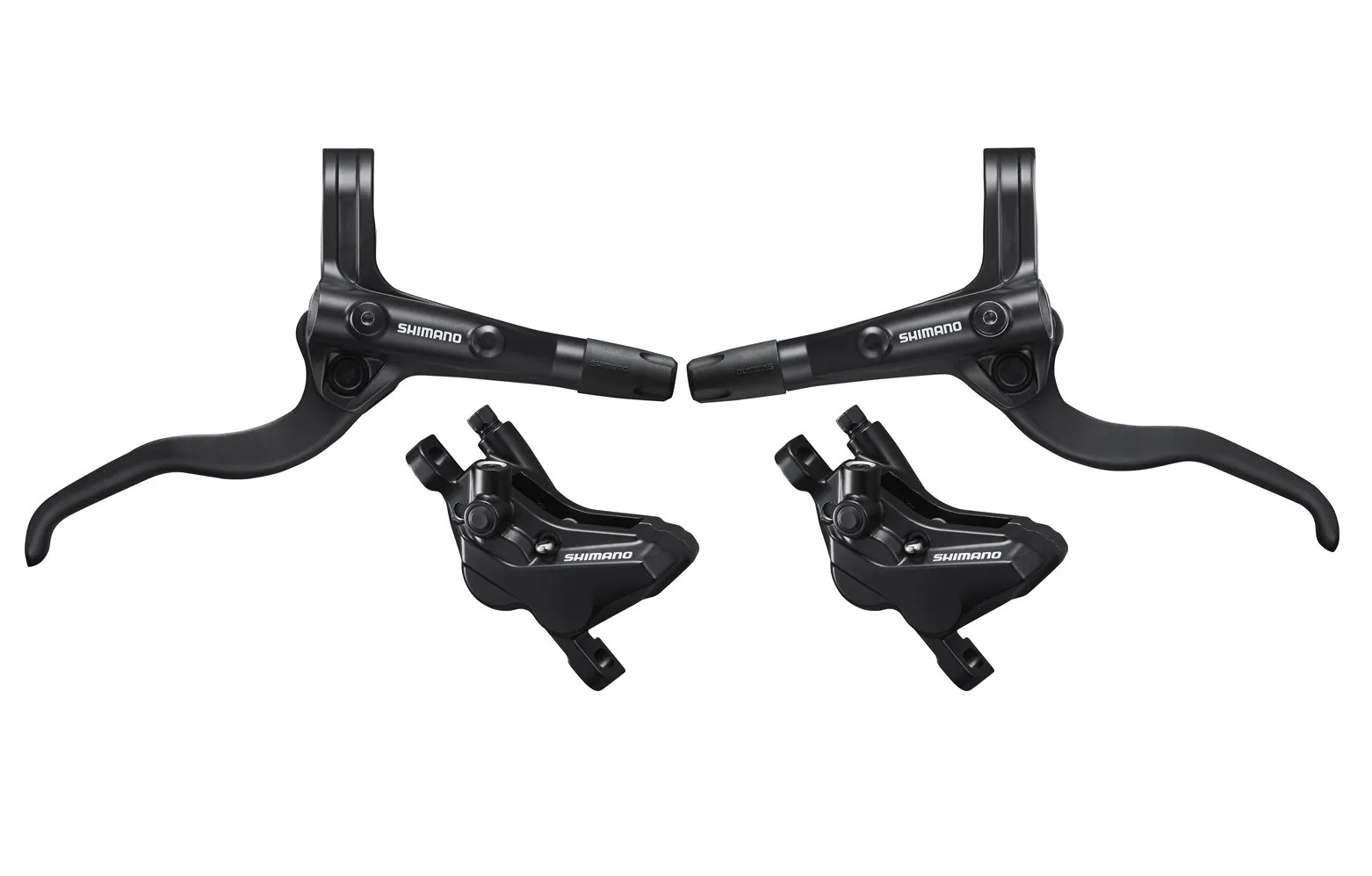 Frâne Disc - Set - Set frane disc hidraulice fata-spate Shimano Alivio Manete BL-MT401, Etrieri BR-MT410