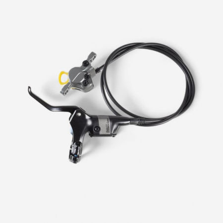 Frâne Disc - Spate - Frana Disc Fata Shimano Deore, 4 pistoane, Maneta BL-M4100(Stanga), Etrier BR-MT420, Conducta 95cm, Asamblata