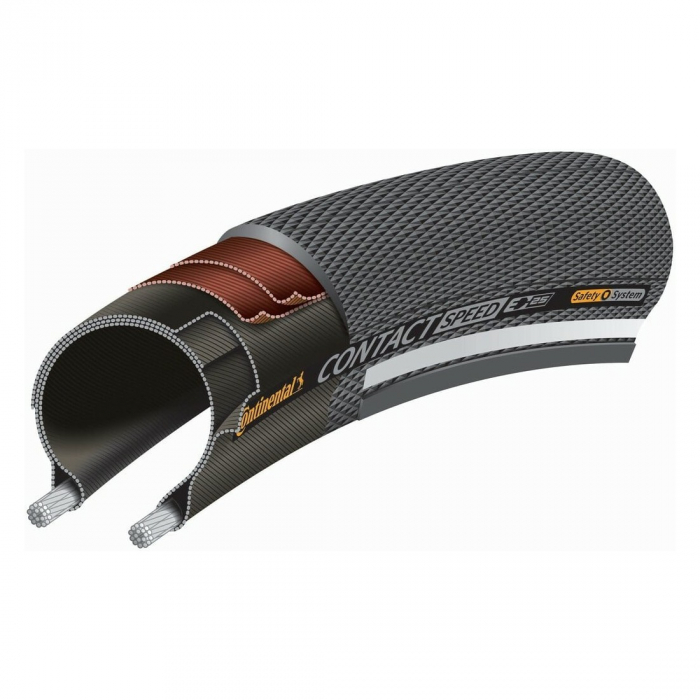 Anvelopa Continental Contact Speed Reflex 28-622 (28 x 1 5/8 x 1 1/8) negru/negru [1]