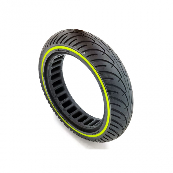 Anvelopa plina trotineta Ultralight pentru Xiaomi 8.5×2 - Verde Fluo [1]