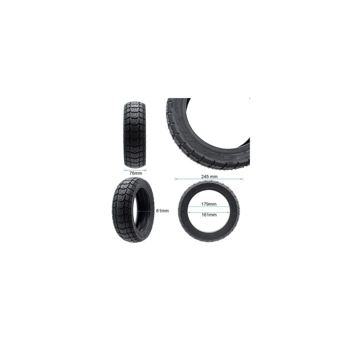 Anvelopa tubeless cu gel Offroad trotineta Ewheel 10x2.75-6.5 [2]