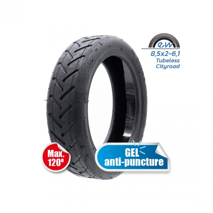 Anvelopa tubeless cu gel pentru trotineta 8.5x2 [1]