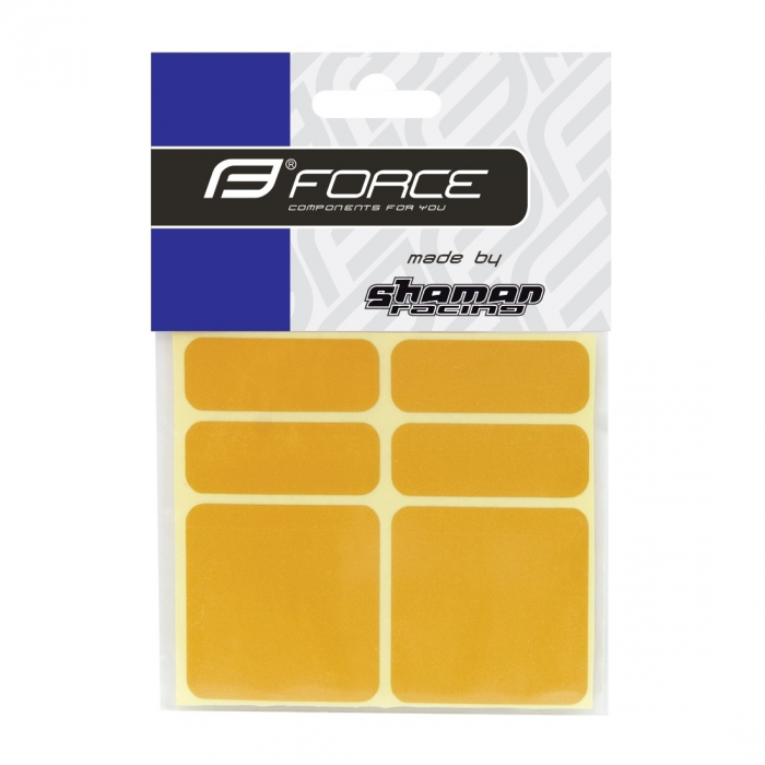 Autocolante Reflectorizante Force Set 6 Bucati Yellow [1]