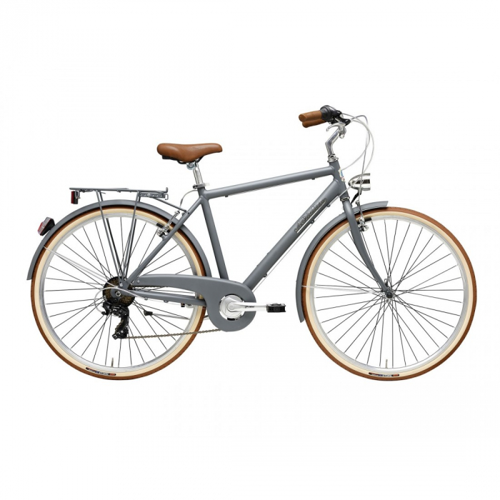 Bicicleta Adriatica Retro Man 28 Gri Mat 550mm [1]