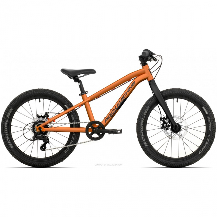Bicicleta Rock Machine Blizz 20 MD Matte Blazing Orange [1]