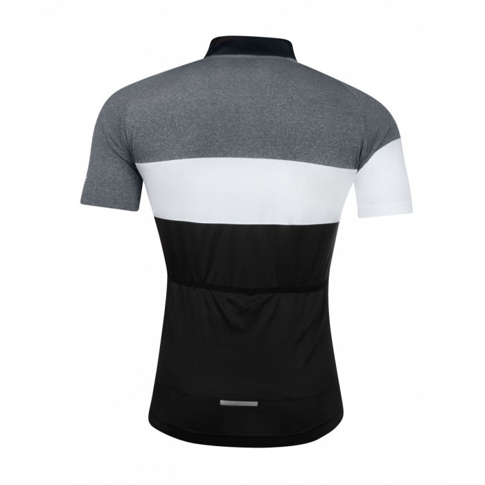 Bluza ciclism Force View maneci scurte negru/gri/alb L [2]