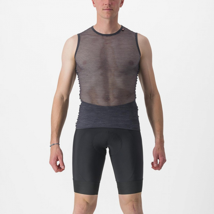 Bluza corp fara maneci Castelli Miracolo Wool SL Gri M [3]