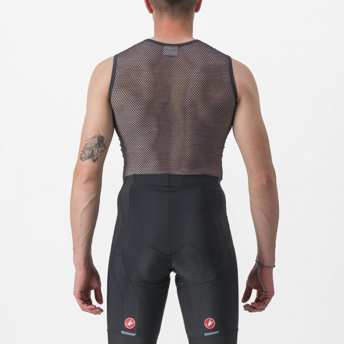 Bluza corp fara maneci Castelli Miracolo Wool SL Gri M [2]