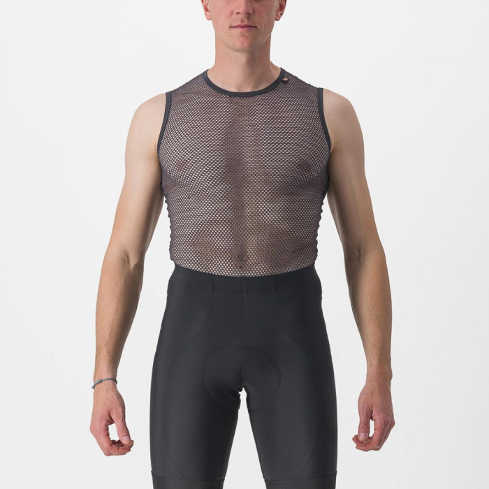 Bluza corp fara maneci Castelli Miracolo Wool SL Gri M [1]