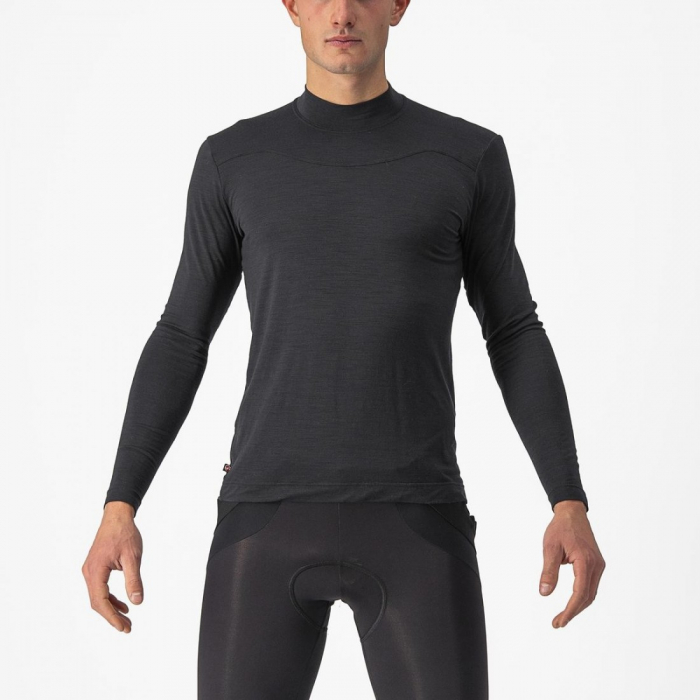 Bluza de corp cu maneca lunga Castelli Bandito Wool LS Negru XL [4]