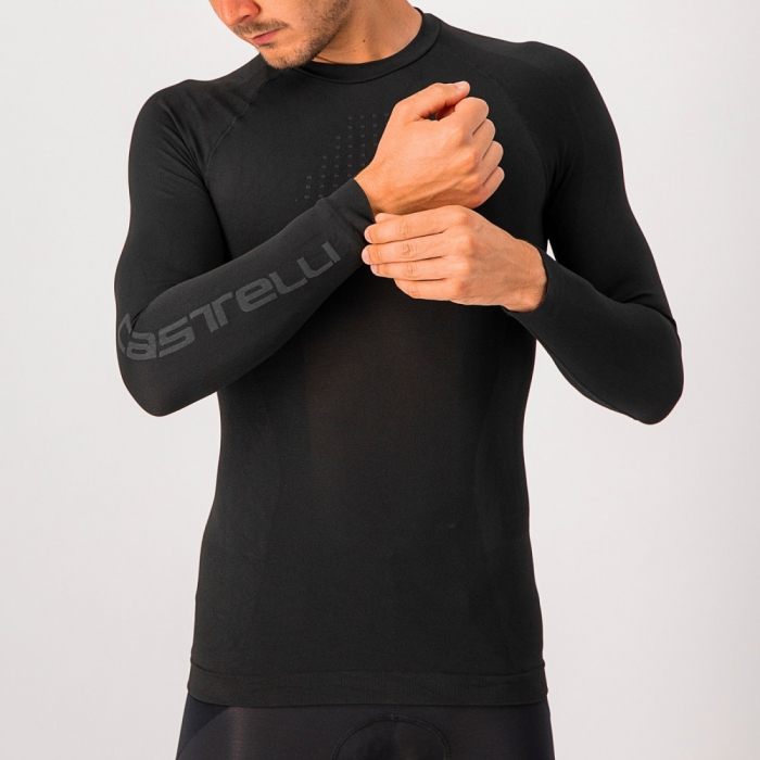 Bluza de corp cu maneca lunga Castelli Seamless Base Layer LS Negru L/XL [4]