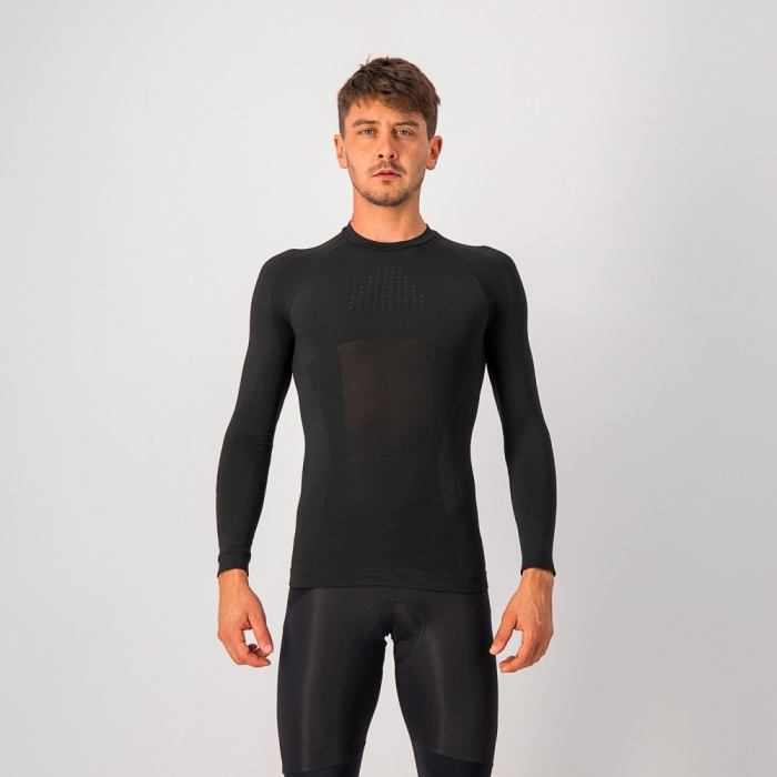 Bluza de corp cu maneca lunga Castelli Seamless Base Layer LS Negru S/M [2]