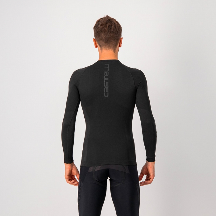 Bluza de corp cu maneca lunga Castelli Seamless Base Layer LS Negru S/M [3]