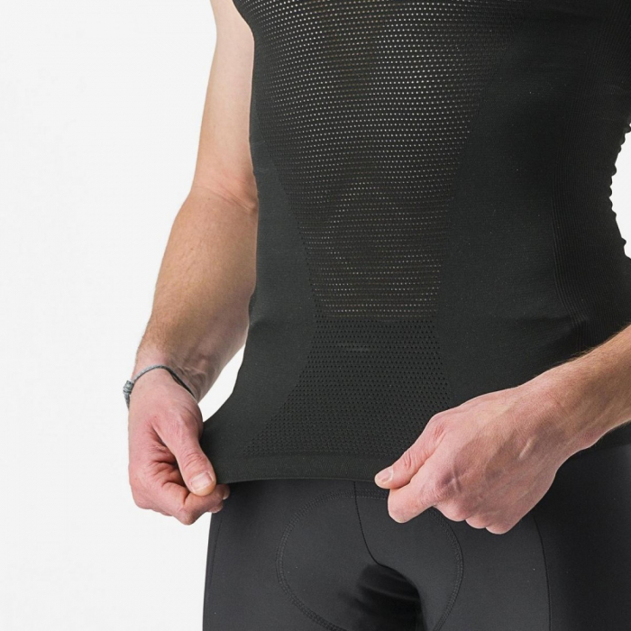 Bluza de corp cu maneca scurta Castelli Core Seamless Negru XXL [3]