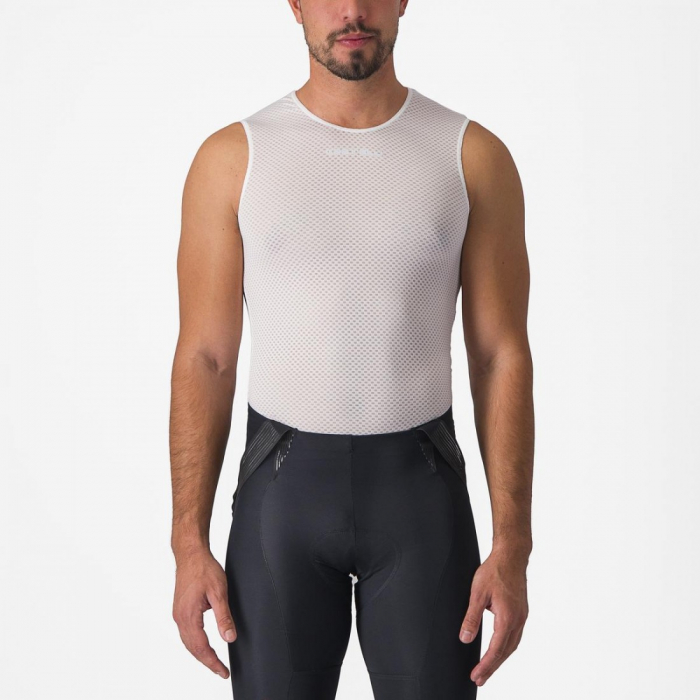 Bluza de corp fara maneci Castelli PRO Mesh 2.0 SL Alb L [1]