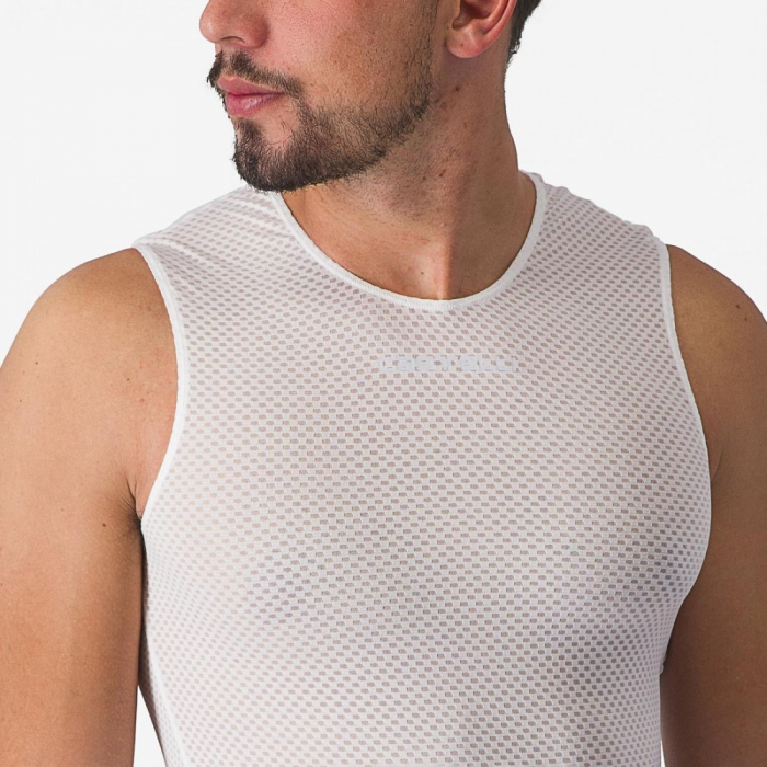 Bluza de corp fara maneci Castelli PRO Mesh 2.0 SL Alb L [6]