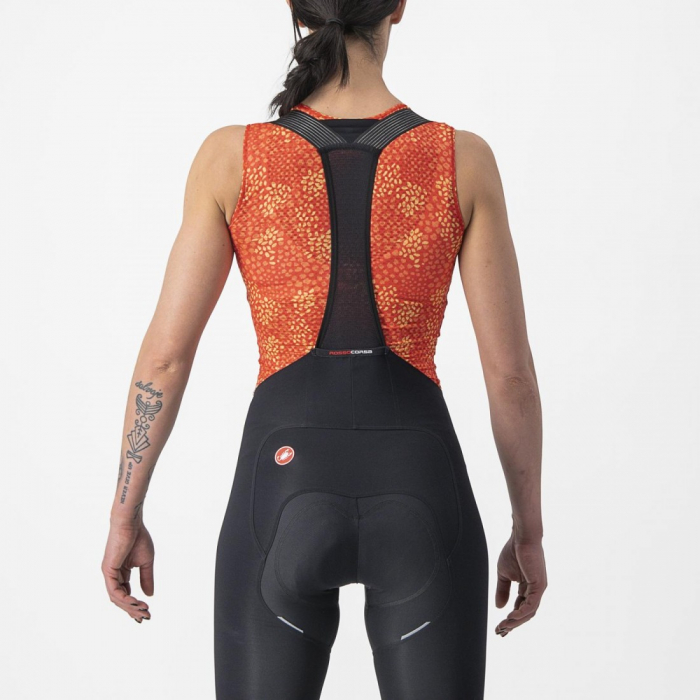 Bluza de corp fara maneci Castelli Pro Mesh 4 W SL de dama Portocaliu S [5]