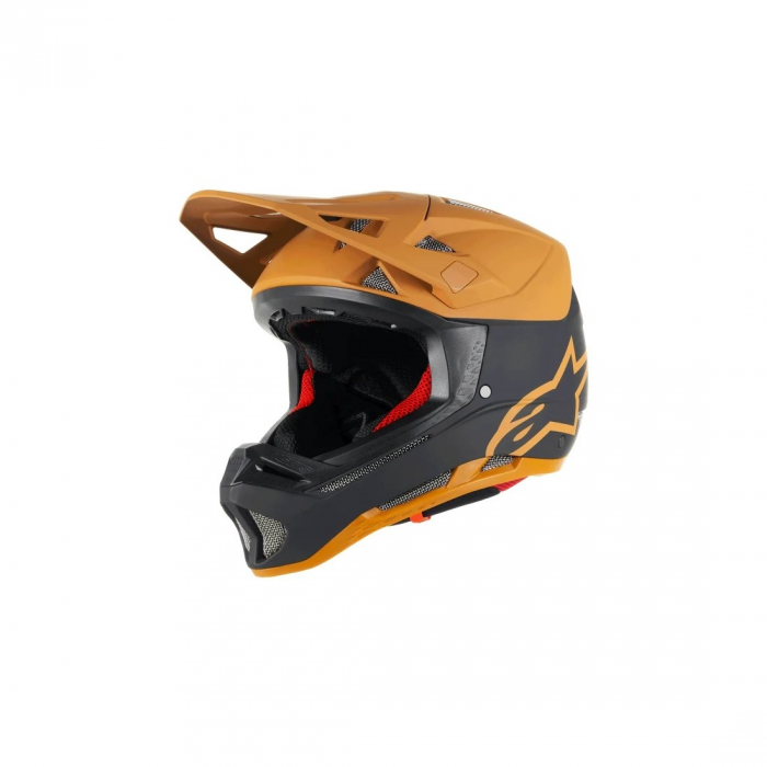 Casca Alpinestars Missile Tech Racer Helmet Black Dark Gold Matt L [1]