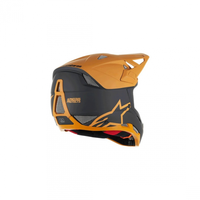 Casca Alpinestars Missile Tech Racer Helmet Black Dark Gold Matt L [2]