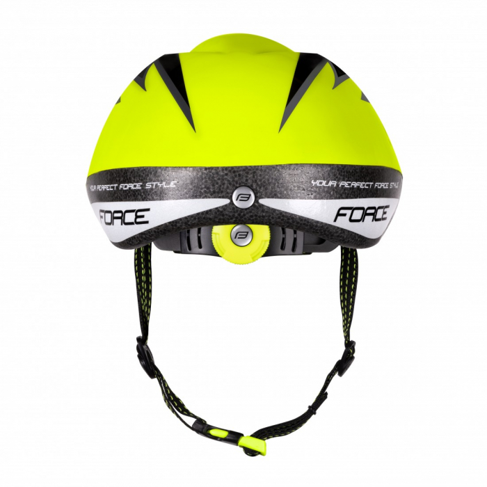 Casca copii Force FUN Stripes Fluo/Negru/Gri S (48-54 cm) [5]