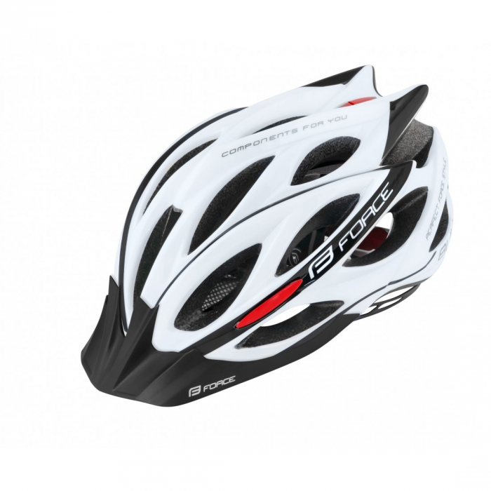 Casca Force Bull Alb/negru L-XL (58-61 cm) [4]