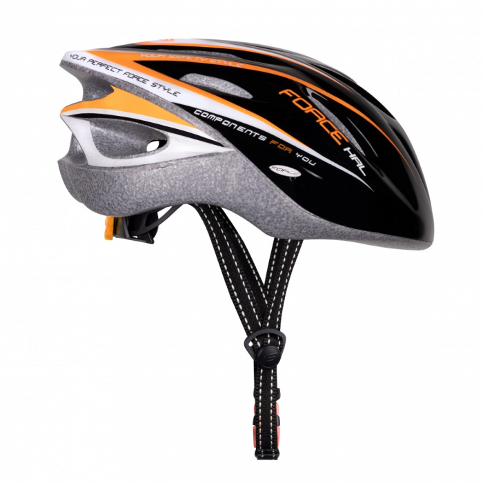 Casca Force Hal Black/portocaliu/White XS-S (48-54 cm) [2]