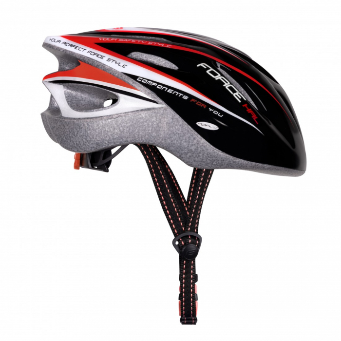 Casca Force Hal Black/Red/White XS-S (48-54 cm) [3]
