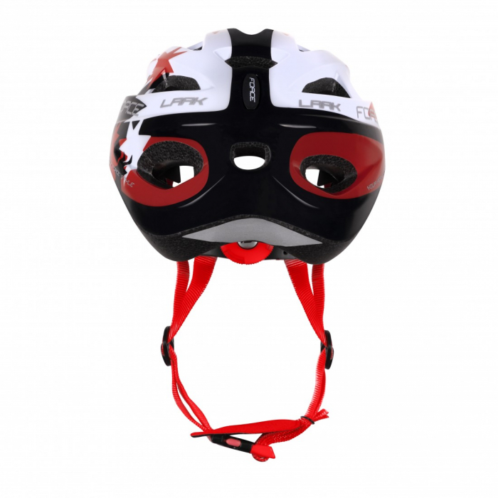 Casca Force Lark pentru copii negru/rosu/alb M (54-58 cm) [5]
