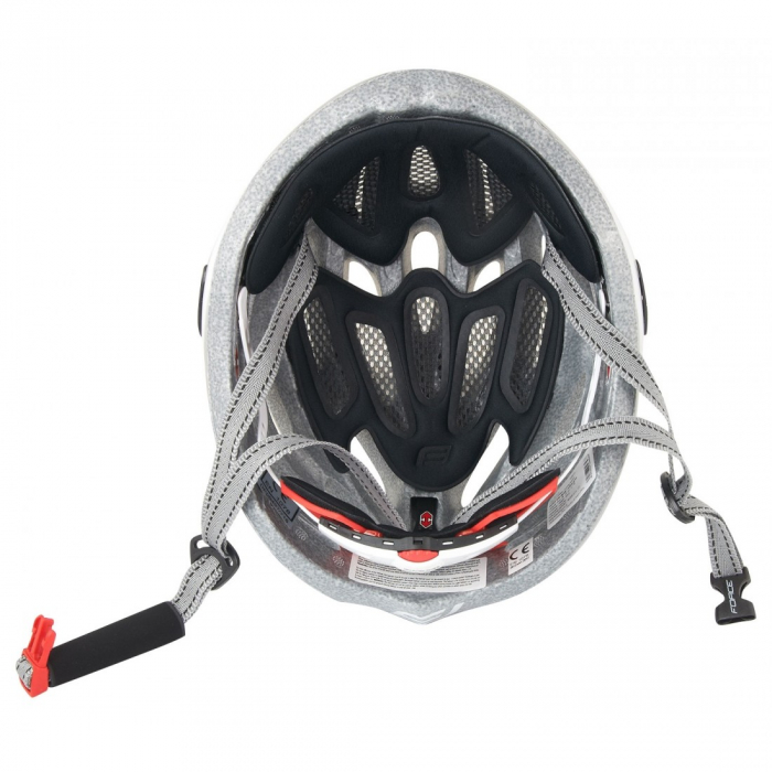 Casca FORCE ROAD Alb/gri L-XL (58-63 cm) [3]
