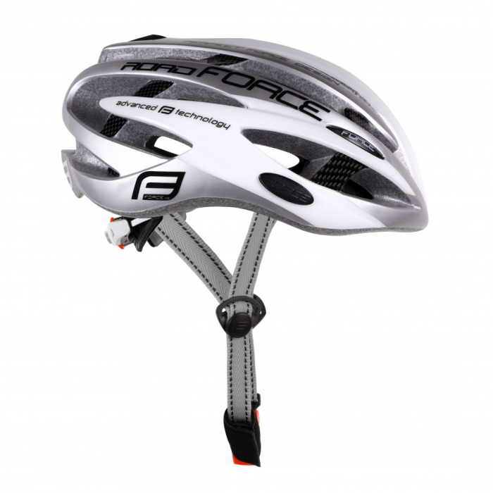 Casca FORCE ROAD Alb/gri L-XL (58-63 cm) [4]
