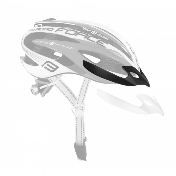 Casca FORCE ROAD Alb/gri L-XL (58-63 cm) [7]