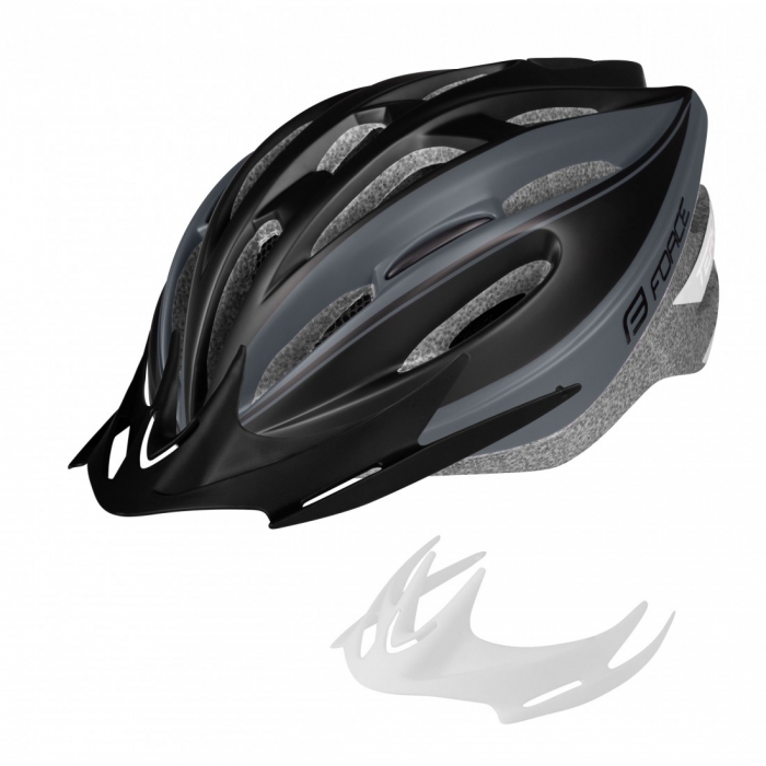 Casca Force Tery Negru/Gri L-XL (58-63 cm) [5]