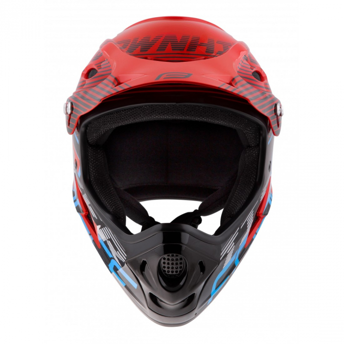 Casca Force Tiger Downhill Red/Black/Bleu L-XL (59-61 cm) [2]