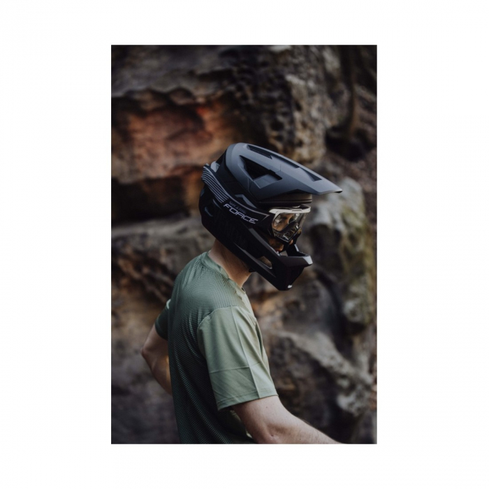 Casca Force Venom Downhill Black L-XL (57-61 cm) [8]