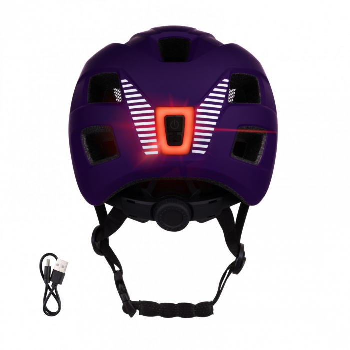 Casca Force Zebu cu lumina violet L-XL (57-61 cm) [2]