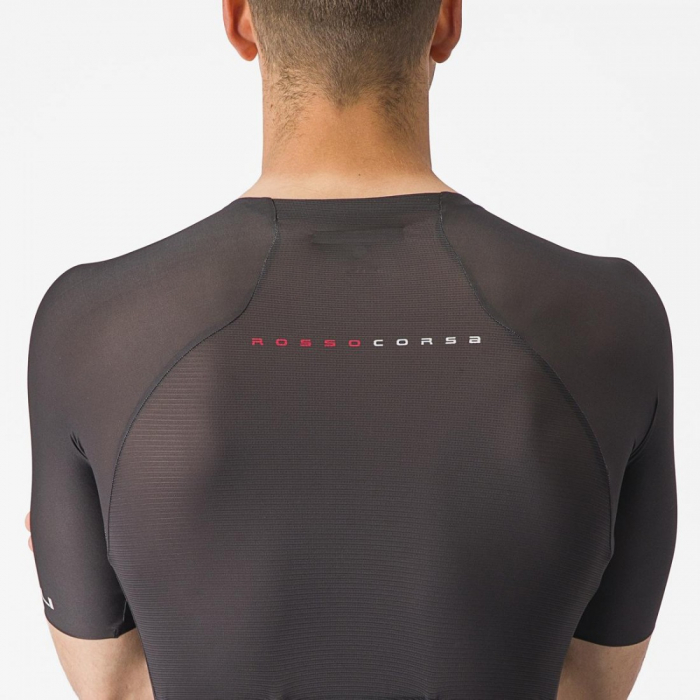 Combinezon cu maneca scurta Castelli Sanremo BTW Speed Negru XL [5]