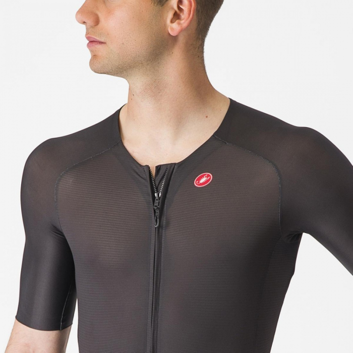 Combinezon cu maneca scurta Castelli Sanremo BTW Speed Negru XL [6]