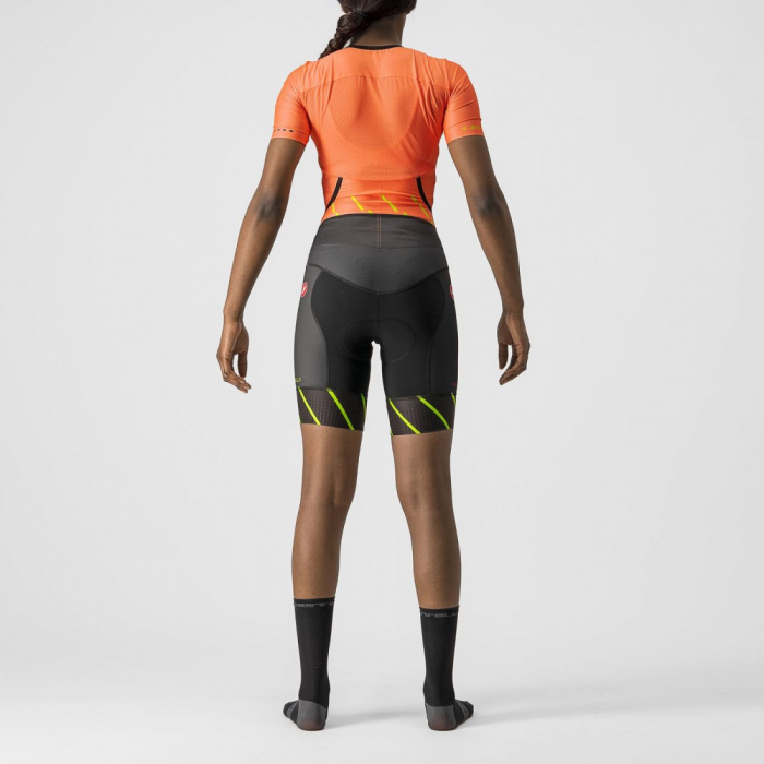 Costum de triatlon cu maneca scurta Castelli Free Sanremo W SS de dama Portocaliu/Negru XS [2]