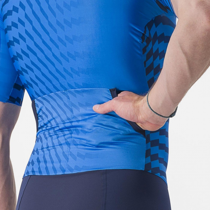 Costum de triatlon cu maneca scurta Castelli PR 2 Speed Albastru/Bleumarin XL [3]