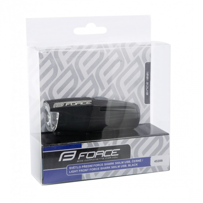 Far fata Force Shark USB 500Lm Negru Negru [2]