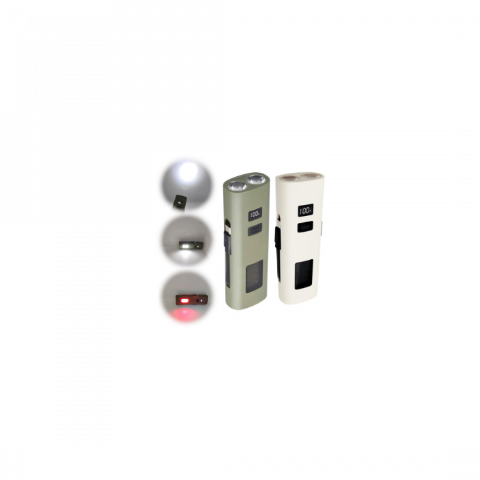 Far reincarcabil Fivestars Power Light PBL-6400, powerbank 6400 mAh, USB Type-C, negru [2]