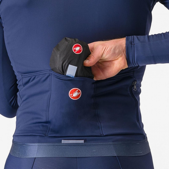 Jacheta de ploaie Castelli Squall Shell, pentru barbati, negru deschis/gri argintiu, XXXL [2]