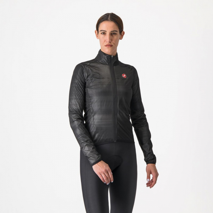 Jacheta de ploaie Castelli Squall Shell W, pentru femei, negru deschis/gri argintiu, S [1]