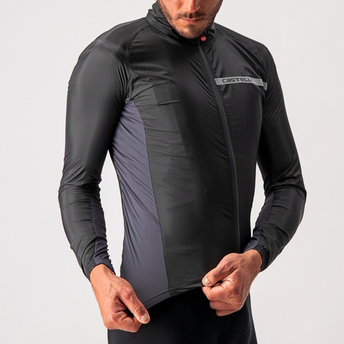 Jacheta de vant Castelli Squadra Stretch Negru/Antracit XXL [3]