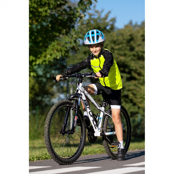 Jacheta Force Windpro KID windproof Fluo/Negru 153-164 [2]