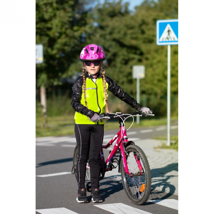 Jacheta Force Windpro KID windproof Fluo/Negru 153-164 [3]