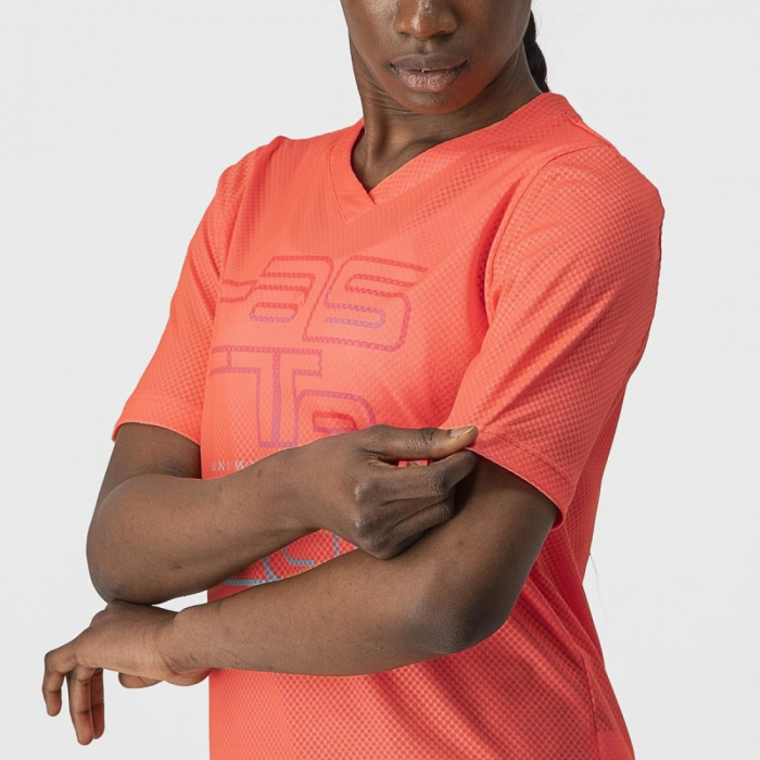 Jersey Castelli Trail Tech W de dama Corai L [3]