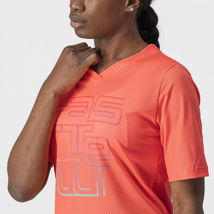 Jersey Castelli Trail Tech W de dama Corai M [5]