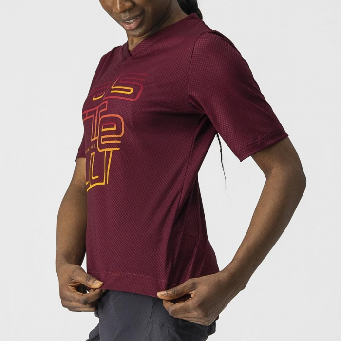 Jersey Castelli Trail Tech W de dama Visiniu M [4]