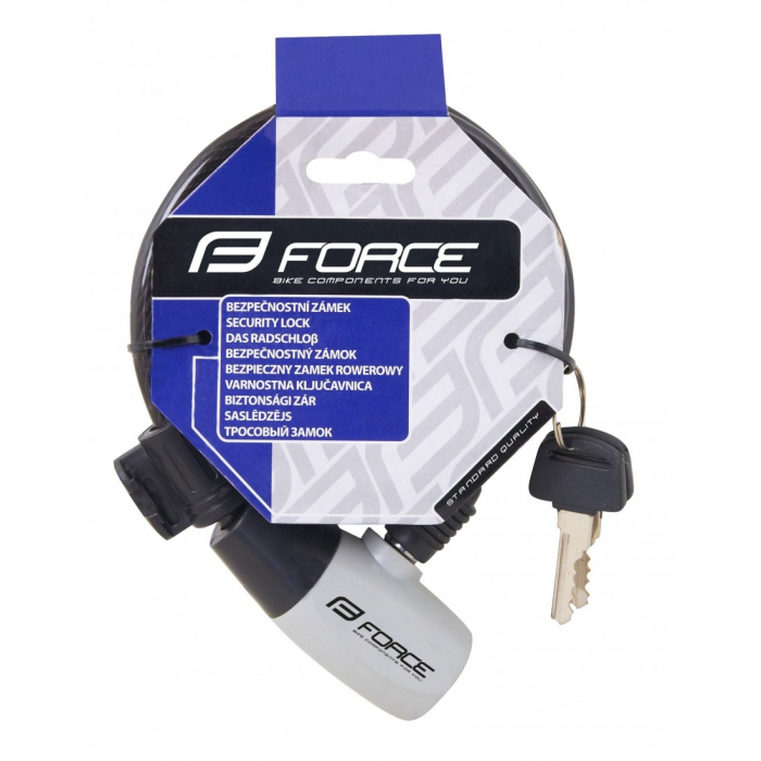 Lacat Force Ron 185 cm/ 8 mm negru [2]